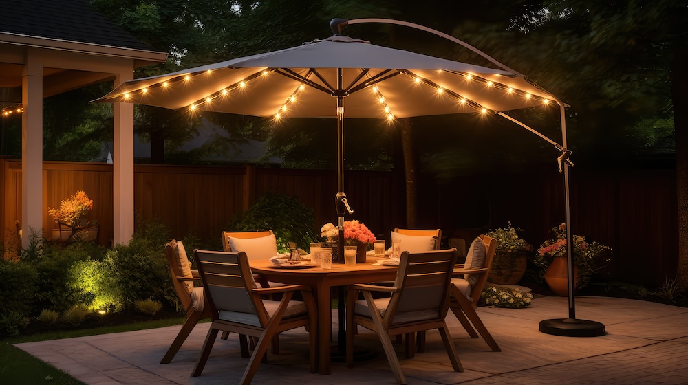 patio umbrella lights