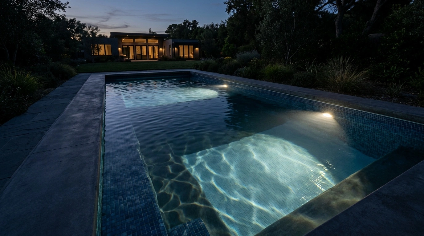 led inground swimming pool light