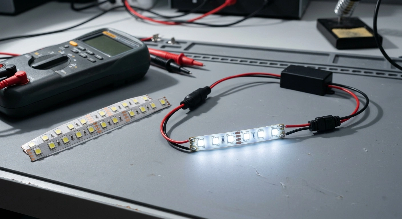 led light polarity